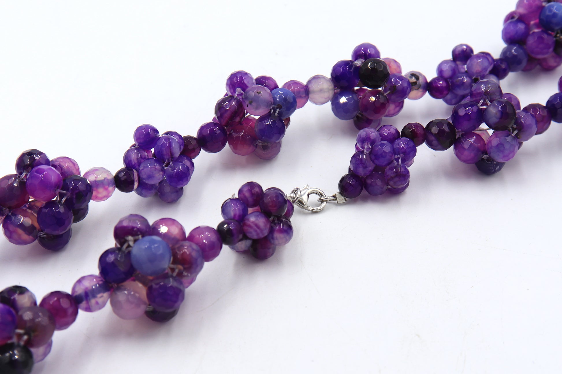 Cluster Amethyst Necklace