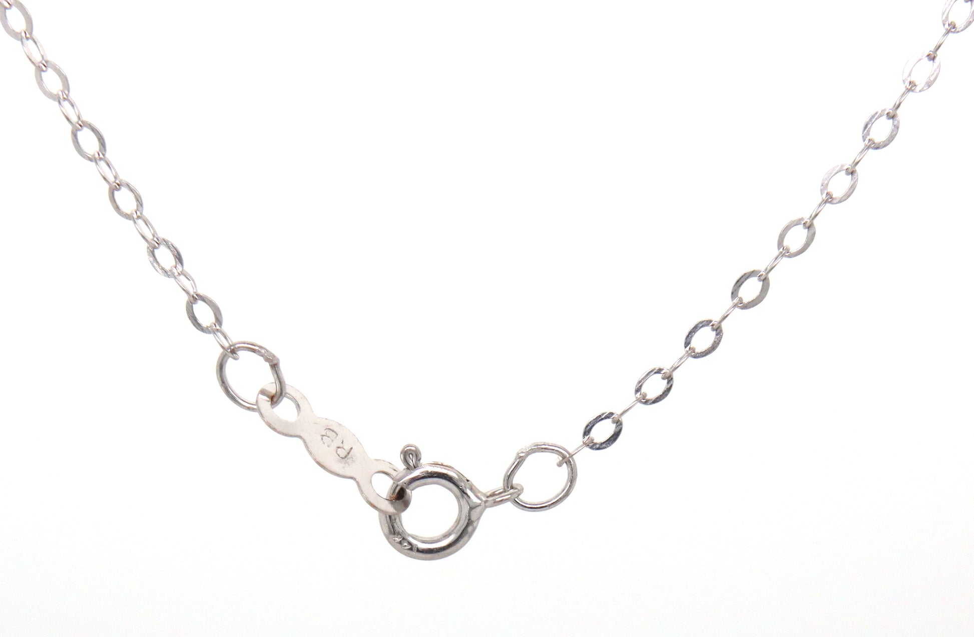 14kt White gold 0.60ctw Ruby cross pendant on chain