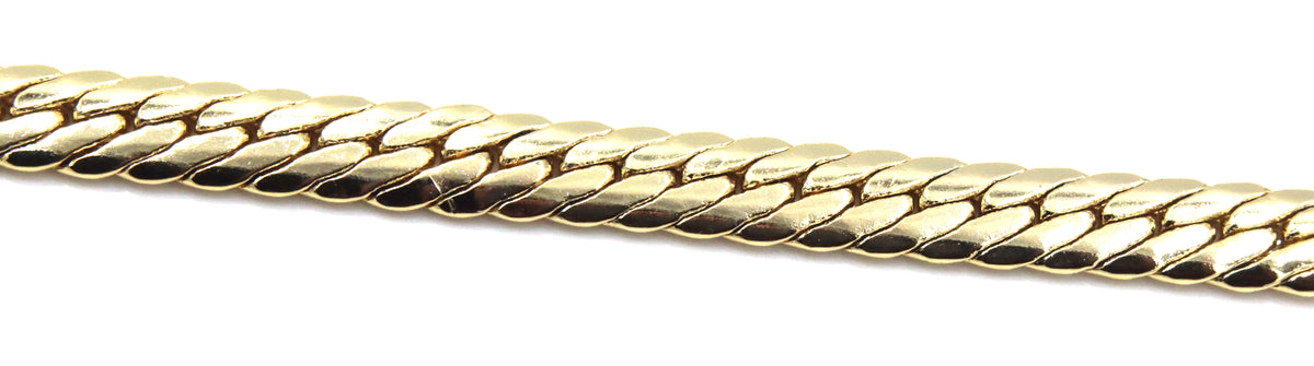 Gold plated Cuban link necklace