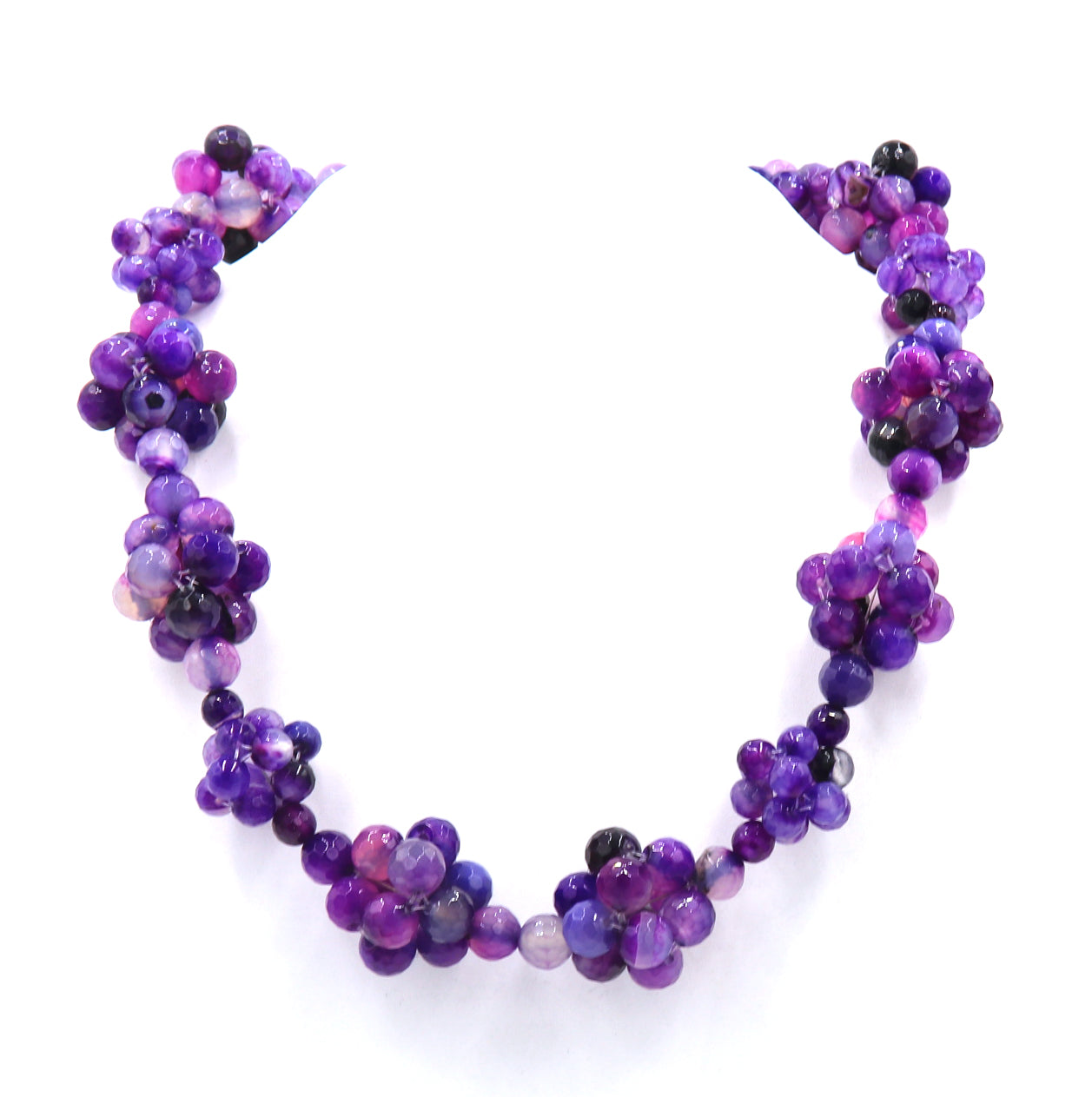 Cluster Amethyst Necklace