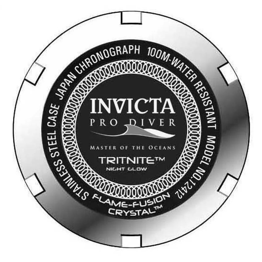 Invicta Men's Pro Diver Quartz 3 Hand Black Dial Watch