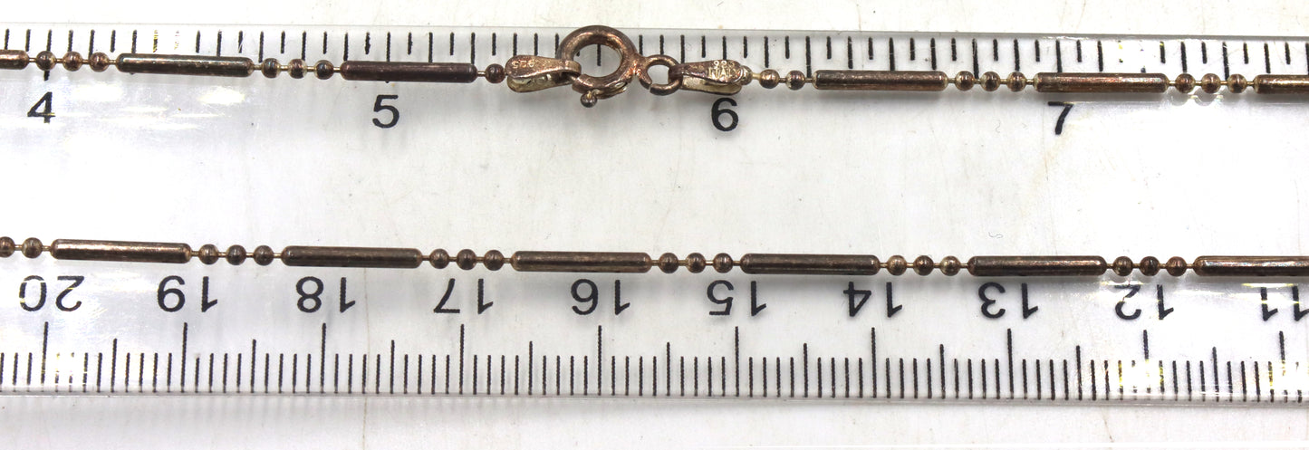 Group lot of 6 vintage 925 sterling silver necklaces