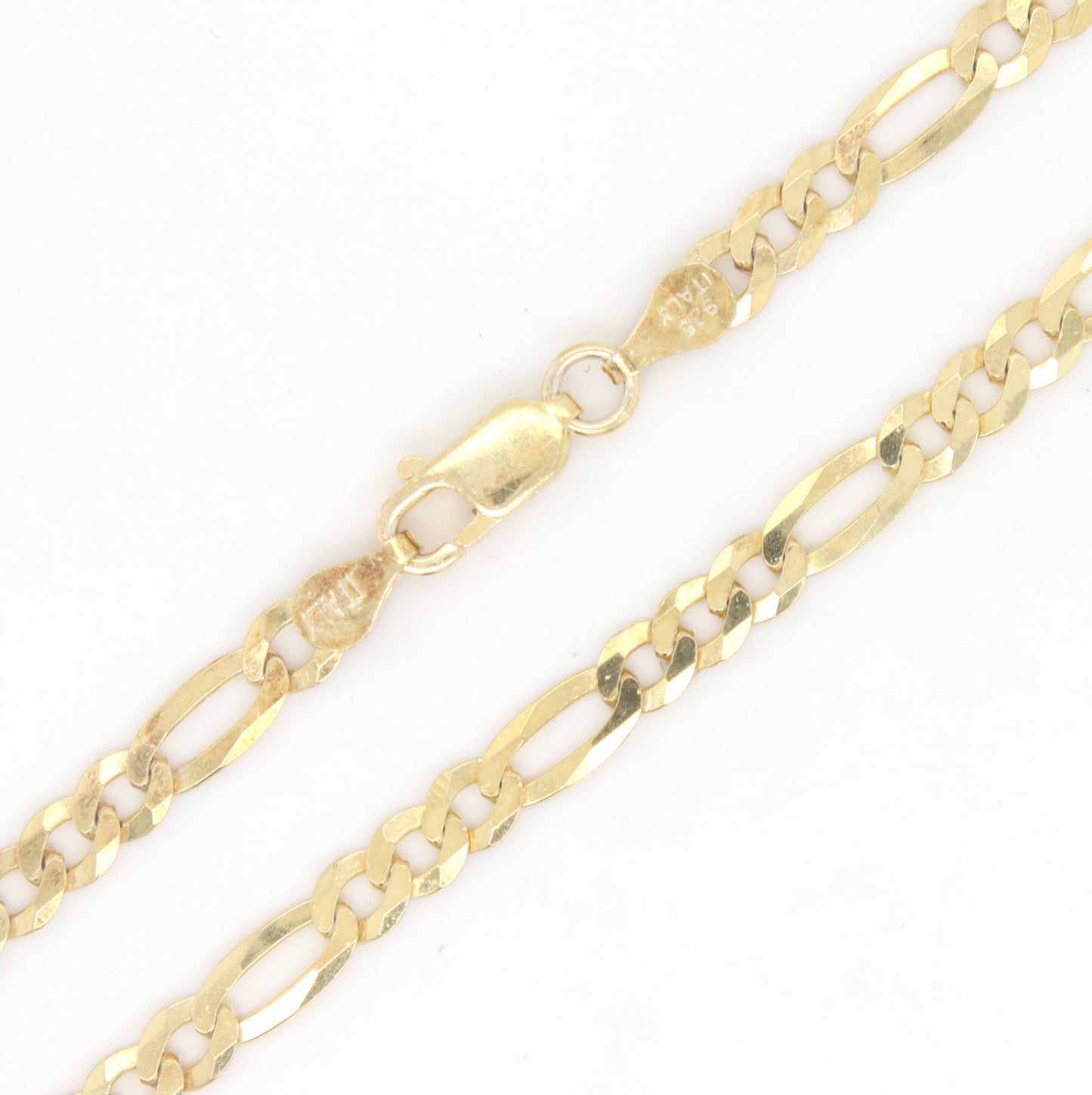 925 Sterling silver Figaro chain necklace