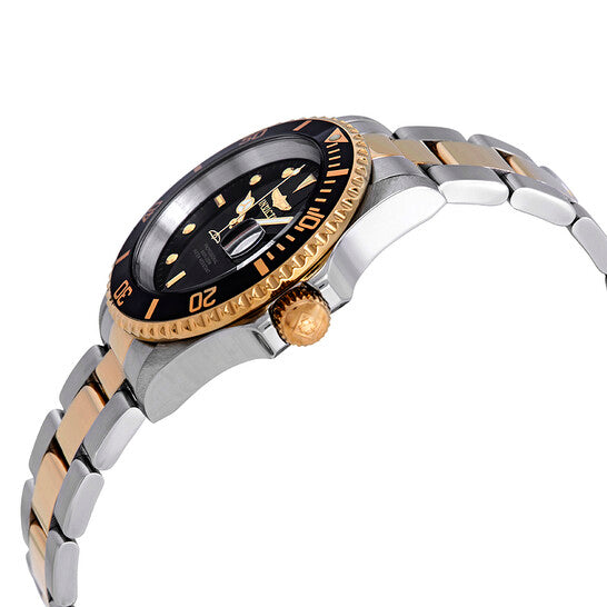Invicta Pro Diver Two-Tone Stainless Steel Black Dial Men’s Watch