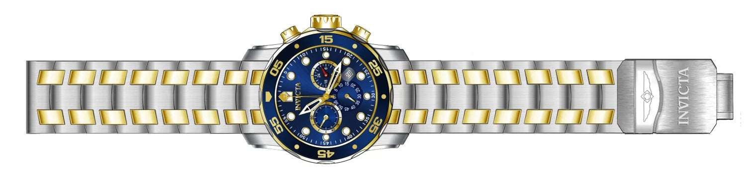 Invicta Men's  Pro Diver Quartz Chronograph Blue Dial Watch