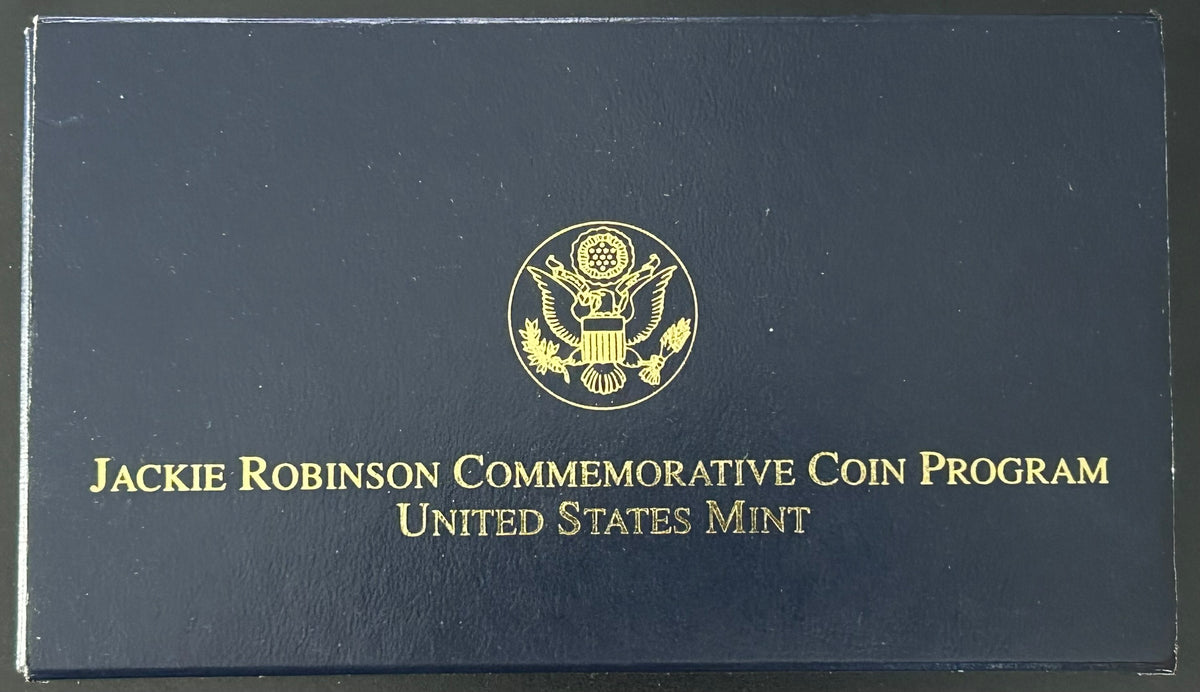 1997 United States Mint Jackie Robinson 50th Anniversary Commemorative Two Coin Proof Set