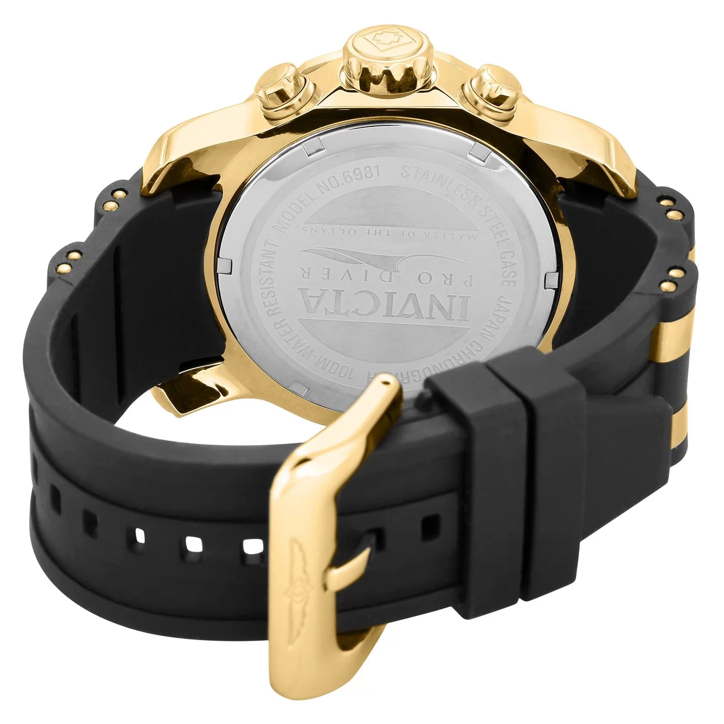 Invicta Men's Pro Diver Quartz Multifunction Black Dial Watch