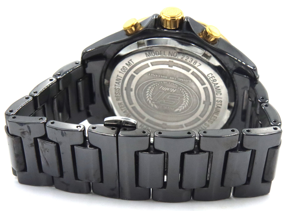 Invicta S1 Rally chronograph black dial watch