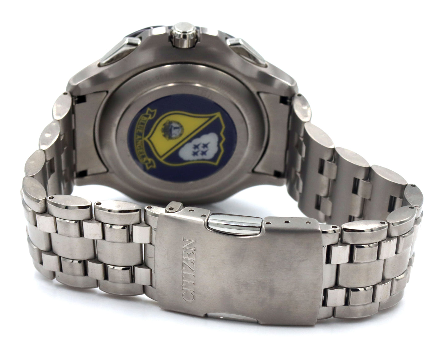Citizen Eco Drive titanium blue angel sky Hawk watch