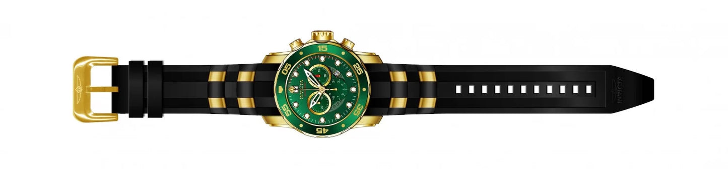 Invicta Men's Pro Diver Quartz Chronograph Green Dial Watch
