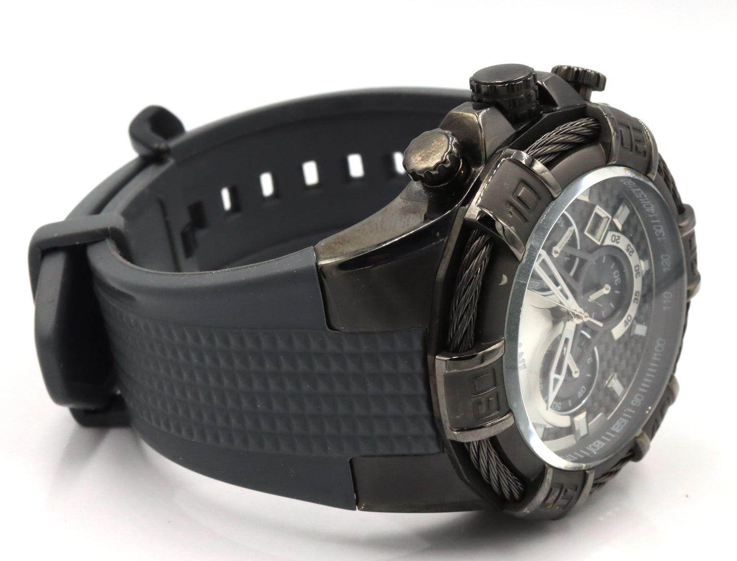 Invicta bolt chronograph grey dial men's watch