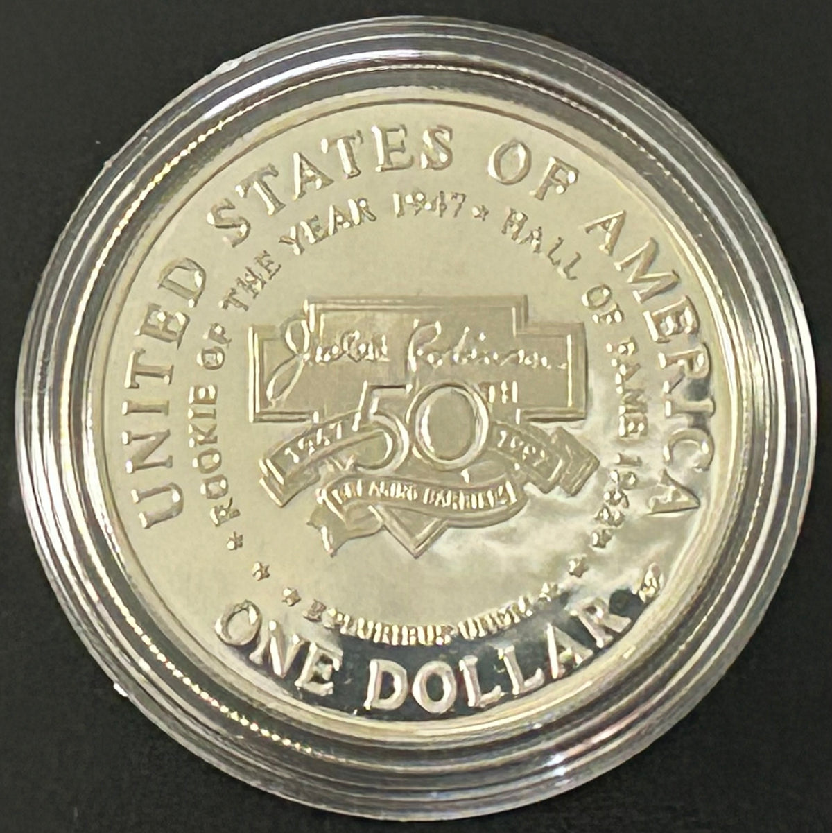1997 United States Mint Jackie Robinson 50th Anniversary Commemorative Two Coin Proof Set
