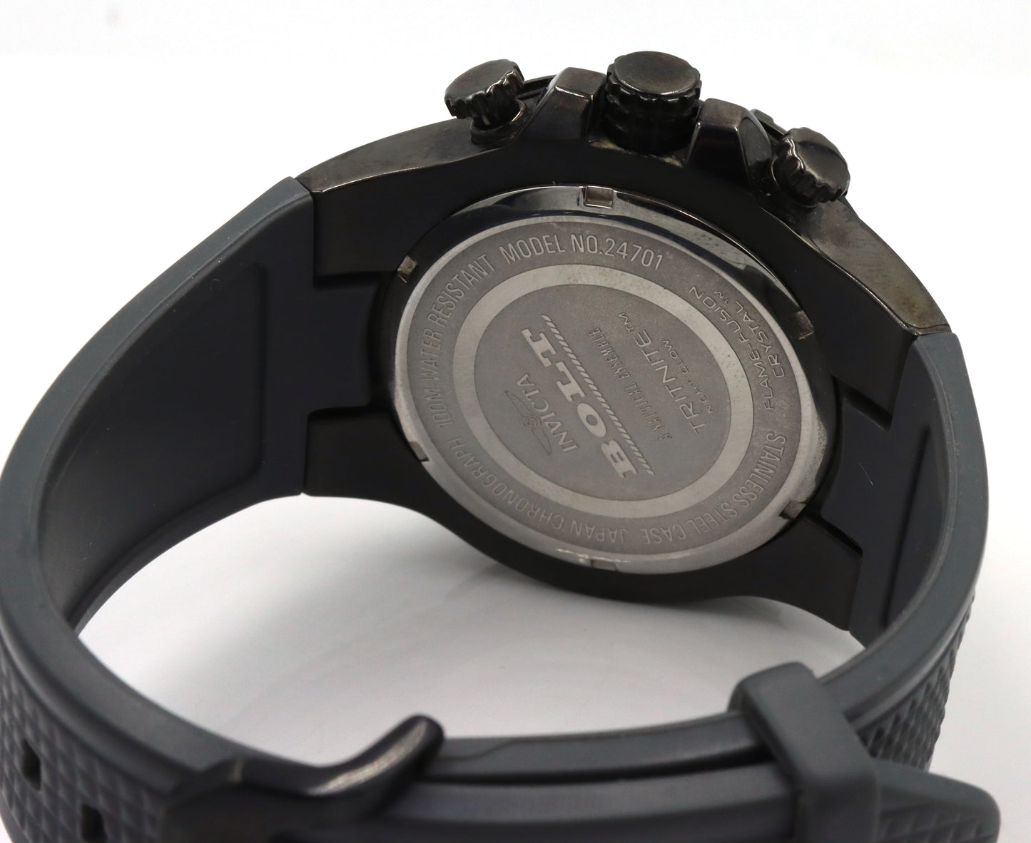 Invicta bolt chronograph grey dial men's watch