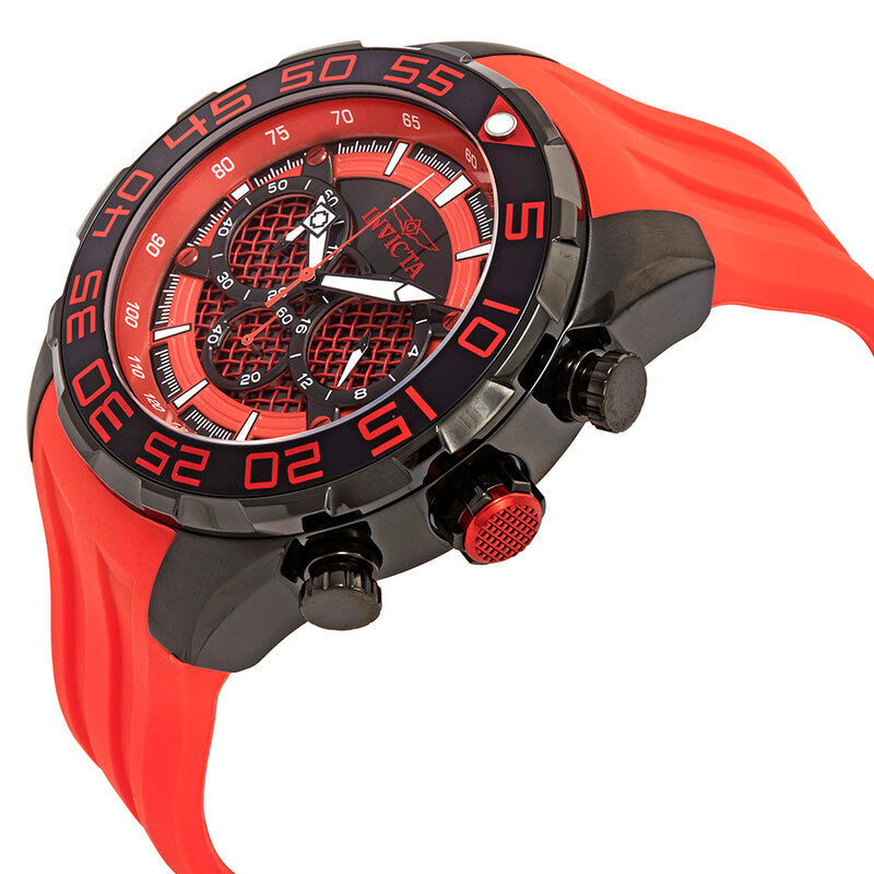 Invicta Speedway Chronograph GMT Black Dial Men's Sport Watch