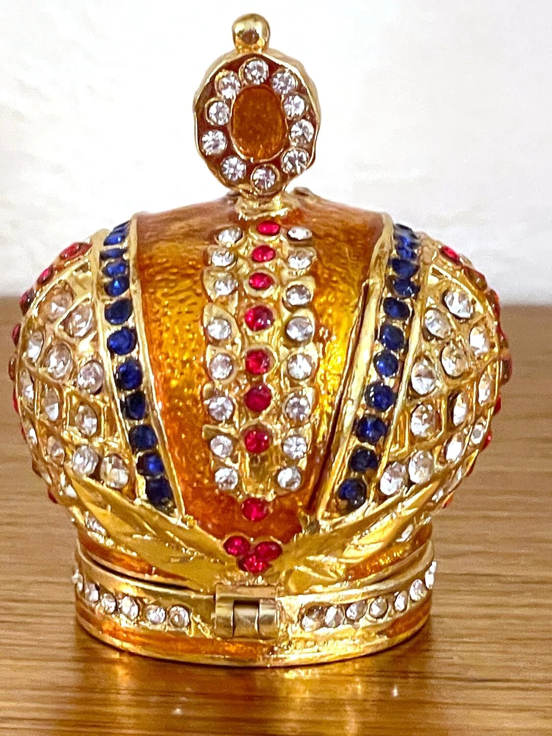 Fabergé-Style Imperial Crowned Egg Trinket