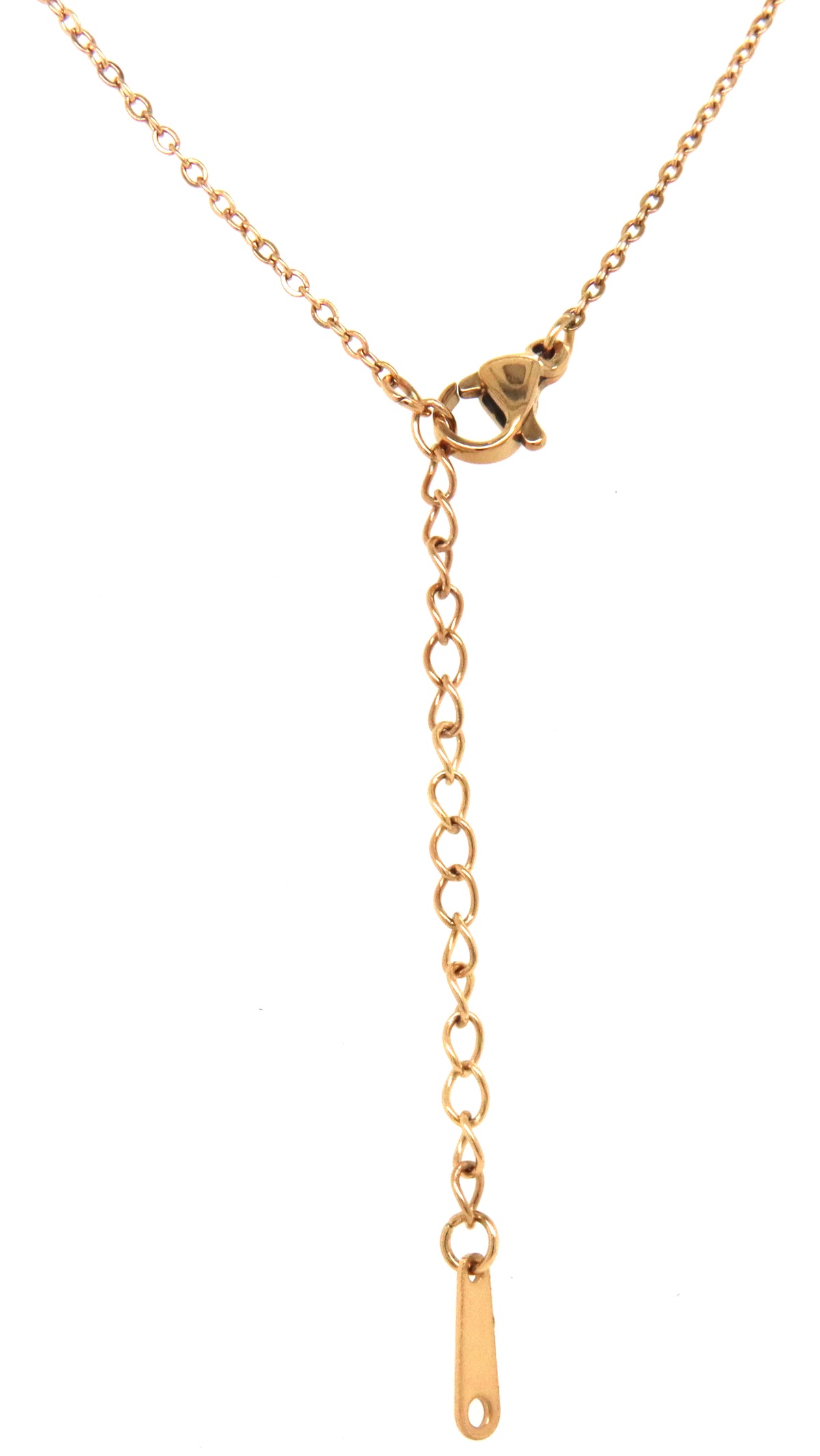Stainless steel Initial L pendant on chain