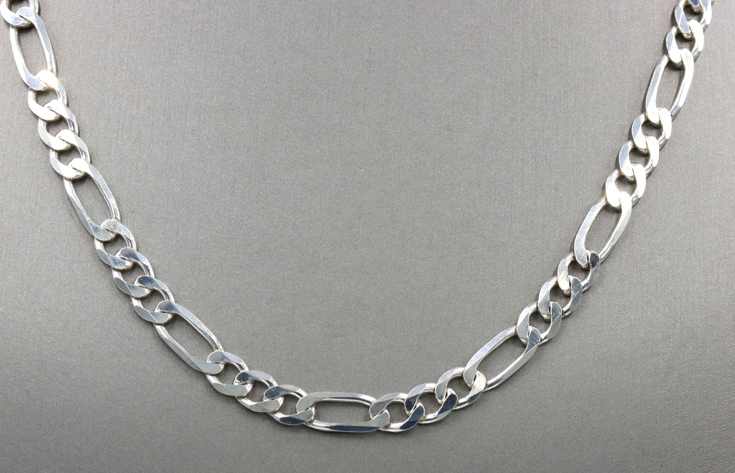 925 Sterling silver Figaro chain necklace