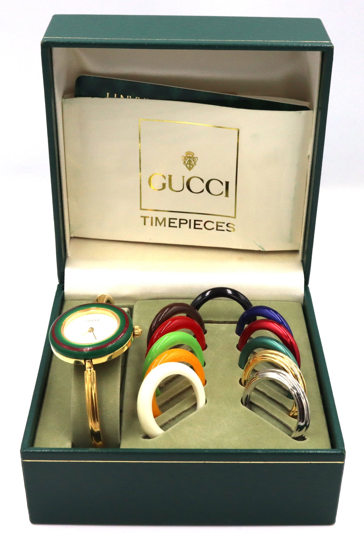 Gucci watch with Interchangeable bezel