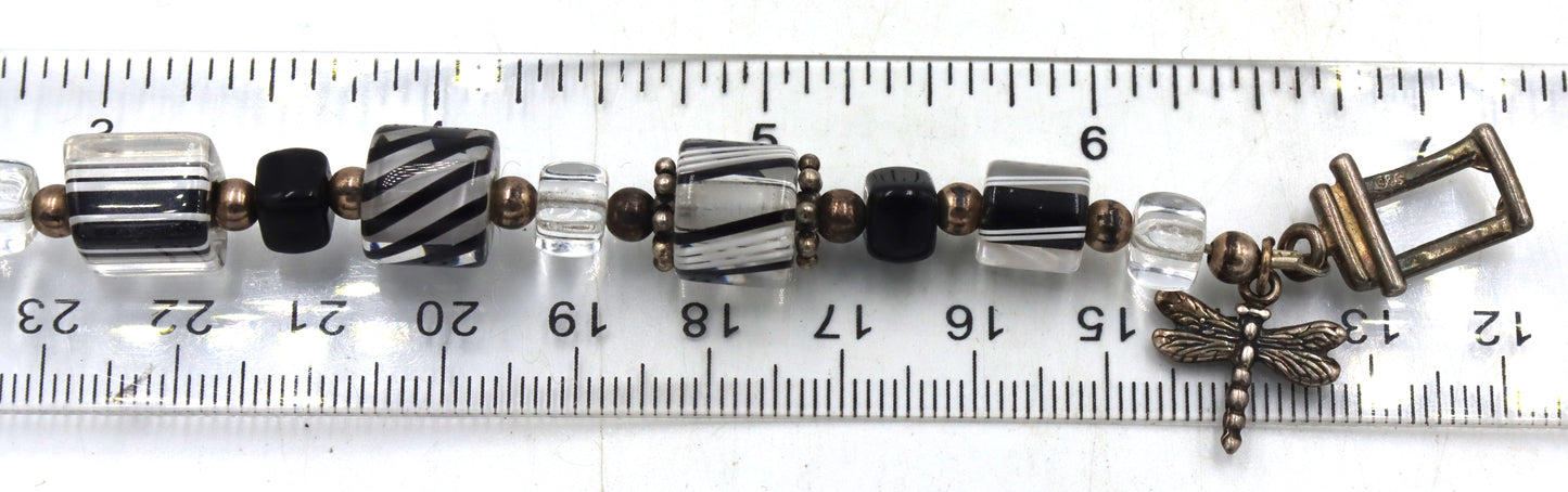 Group of 8 vintage 925 sterling silver bracelets