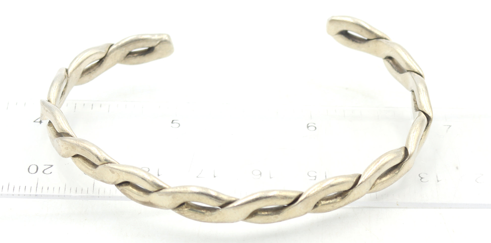 Group lot of Vintage 925 sterling silver cuff bangles
