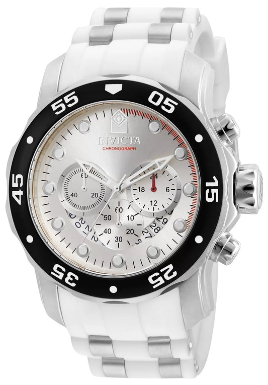 Invicta Women's Pro Diver Quartz Chronograph Silver Dial Watch