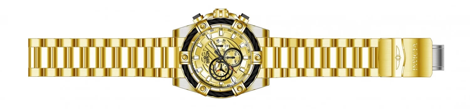Invicta Men's Bolt Quartz Chronograph Gold Dial Watch