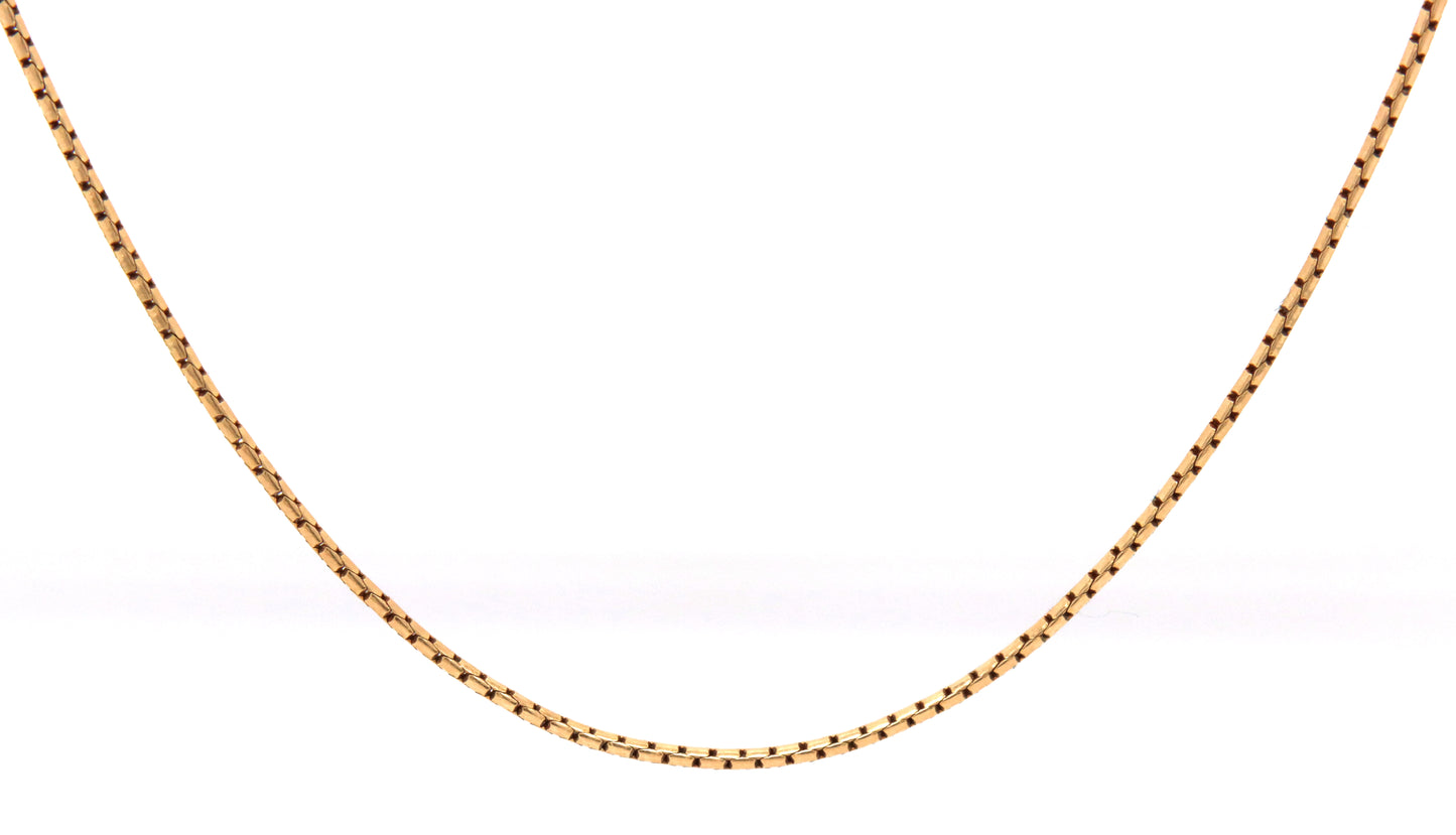 Italian 14kt Yellow gold chain necklace