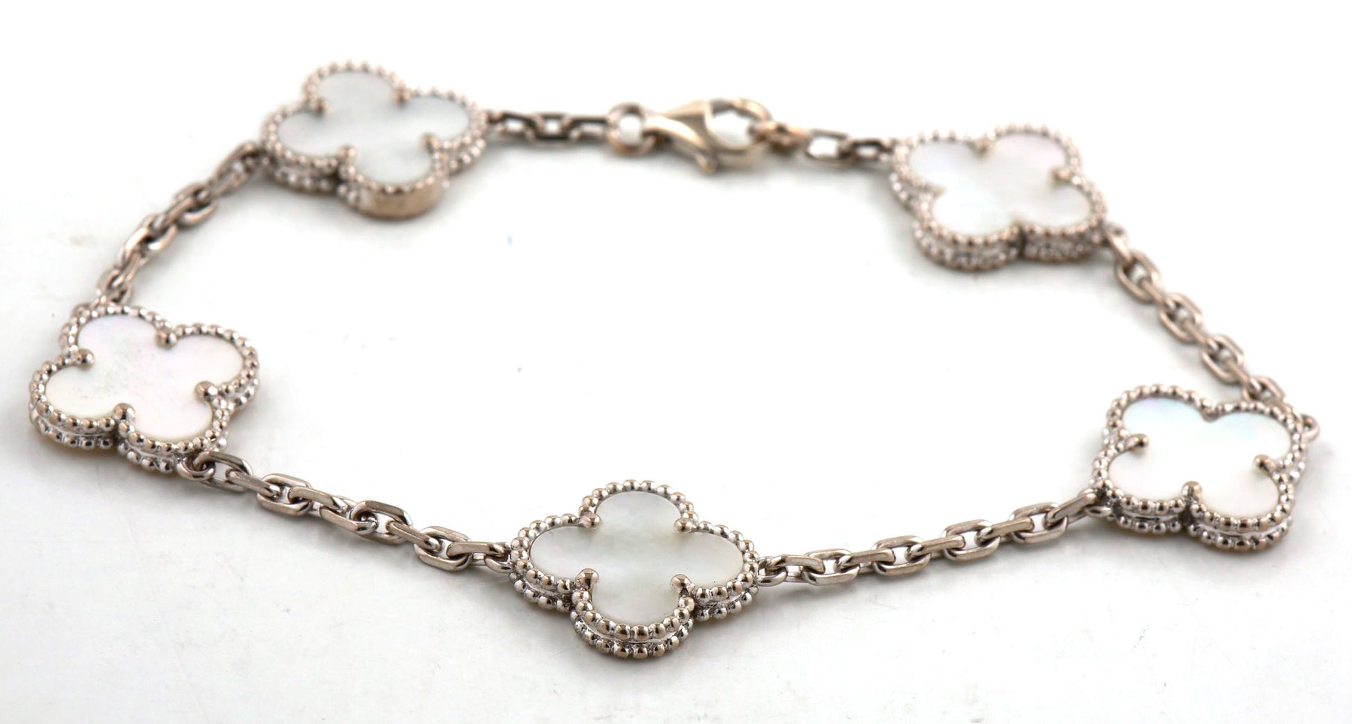Vintage Alhambra 5 Motifs mother of pearl bracelet