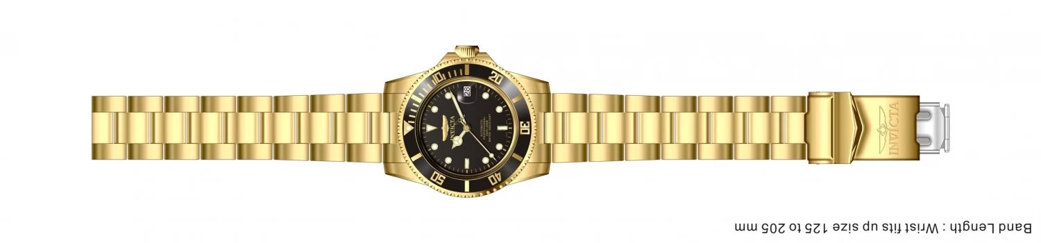 Invicta Men's Pro Diver Automatic 3 Hand Black Dial Watch