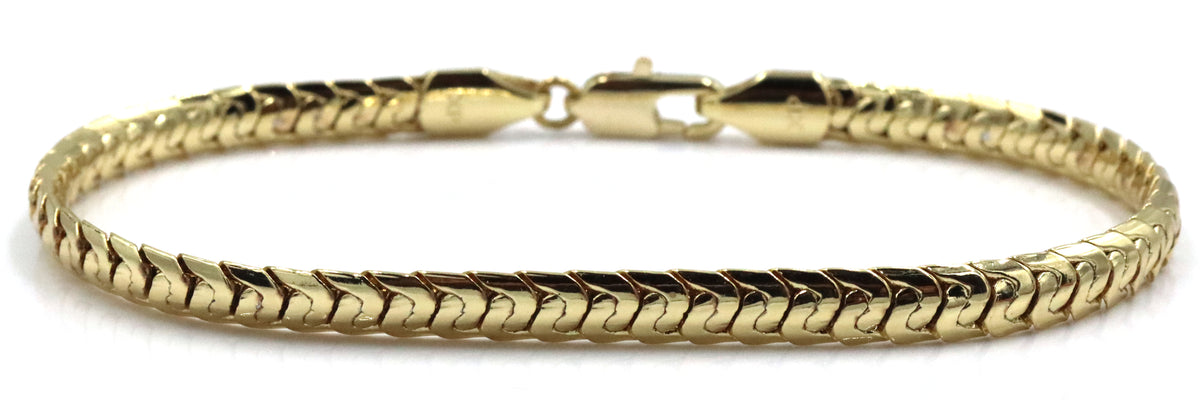 Stainless steel braided link bracelet