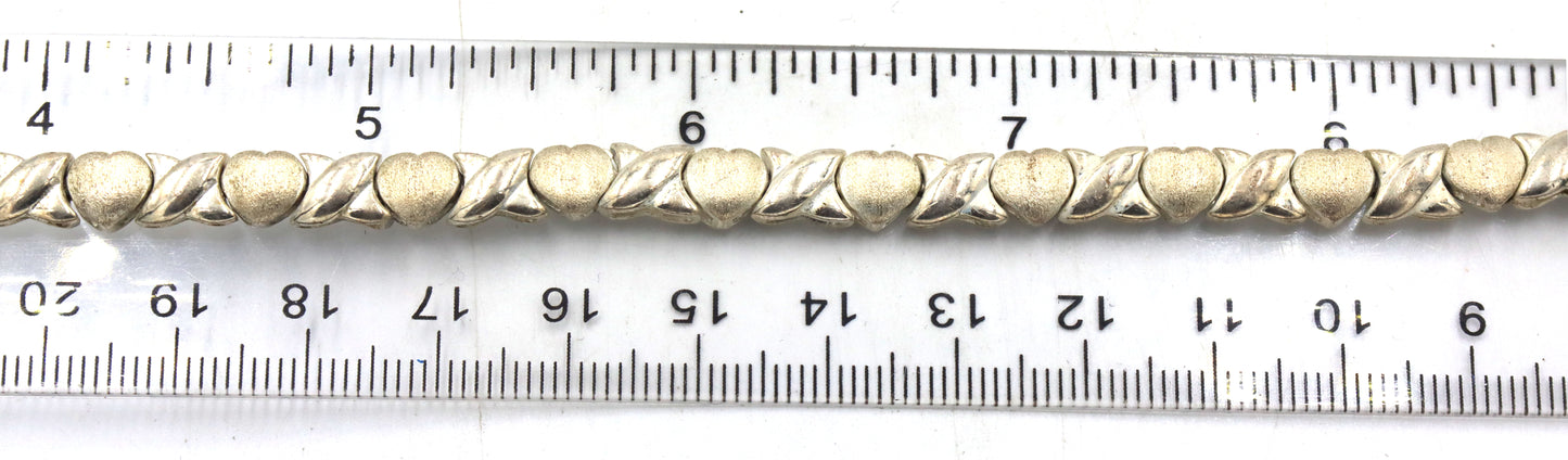 Group lot of 6 Vintage 925 sterling silver bracelets