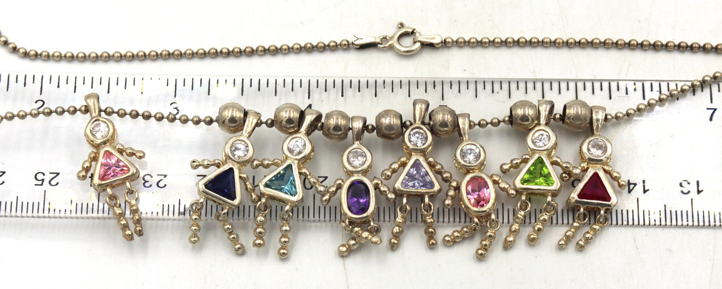 Group lot of 5 Vintage 925 sterling silver necklaces