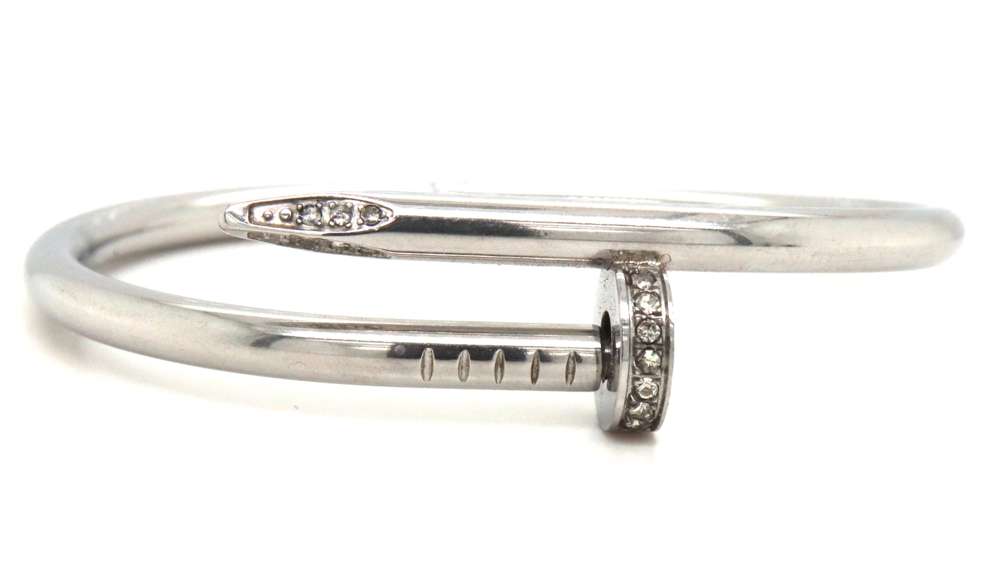 Stainless steel nail bangle