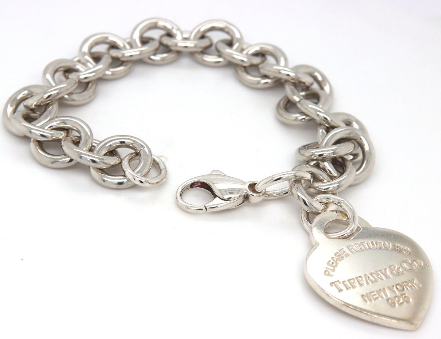 Tiffany & Co return to Tiffany heart shaped tag bracelet