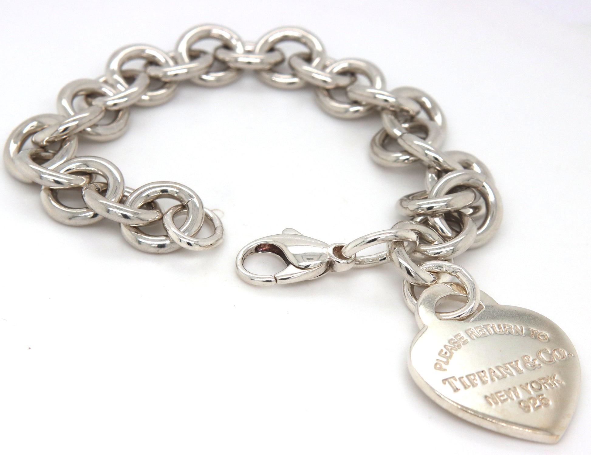 Tiffany & Co return to Tiffany heart shaped tag bracelet