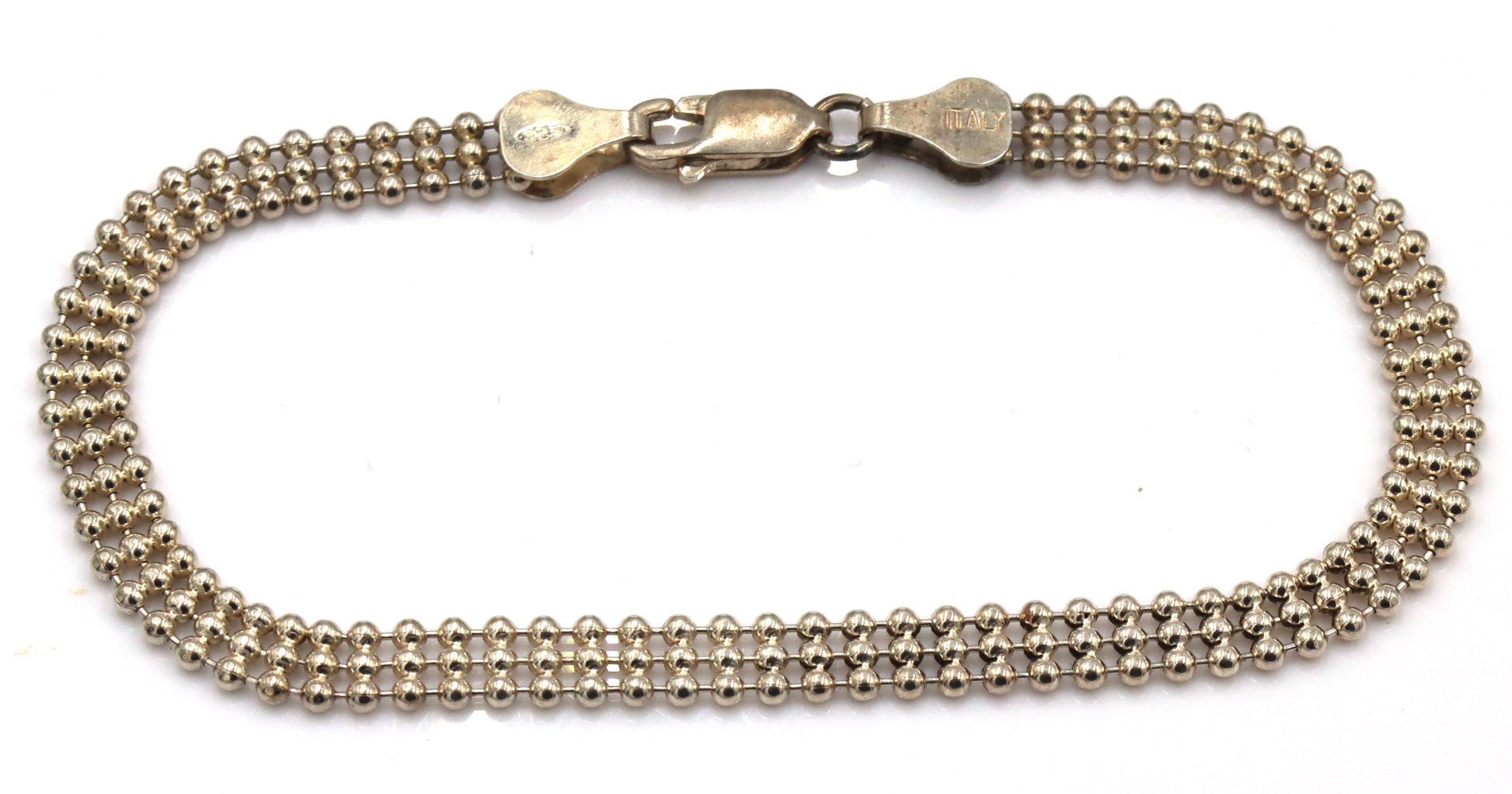 Group lot of 4 vintage 925 sterling silver bracelets