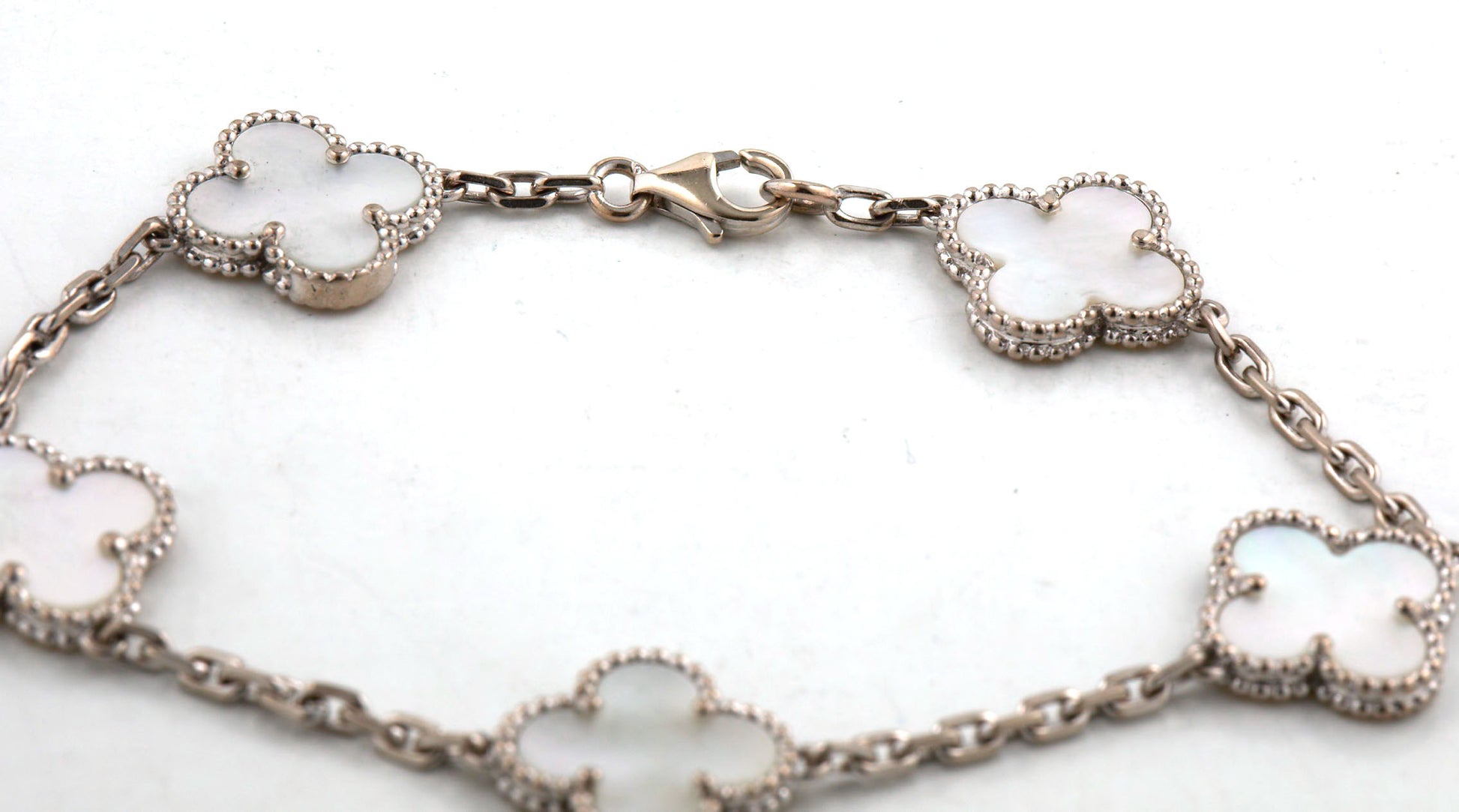 Vintage Alhambra 5 Motifs mother of pearl bracelet