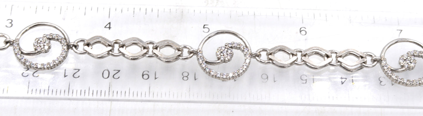 Vintage 925 sterling silver group lot of 7 bracelets