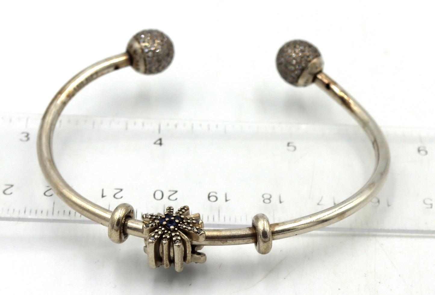 Group lot of Vintage 925 sterling silver cuff bangles