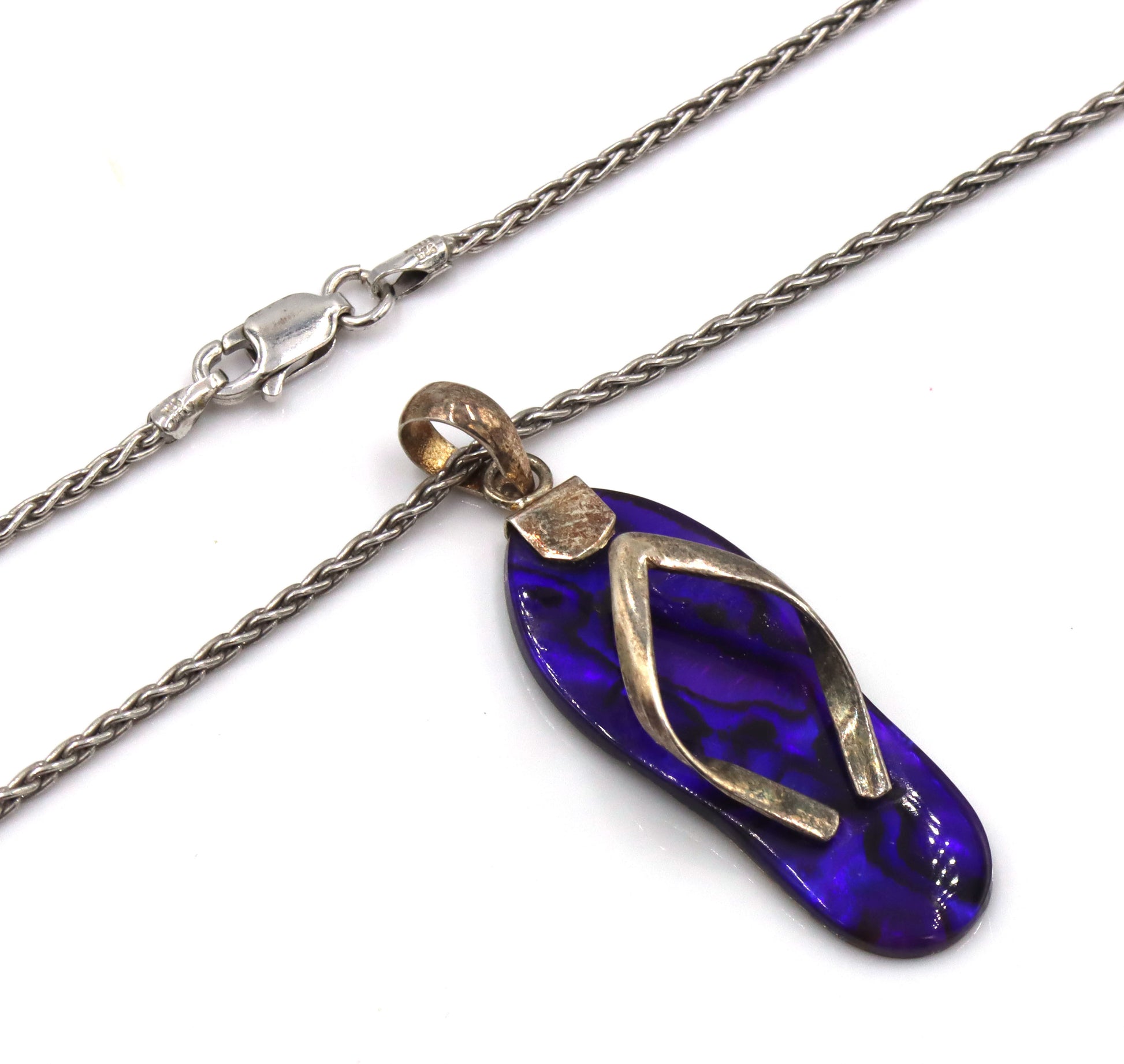 Vintage 925 sterling silver group lot of 8 vintage 925 sterling silver necklaces