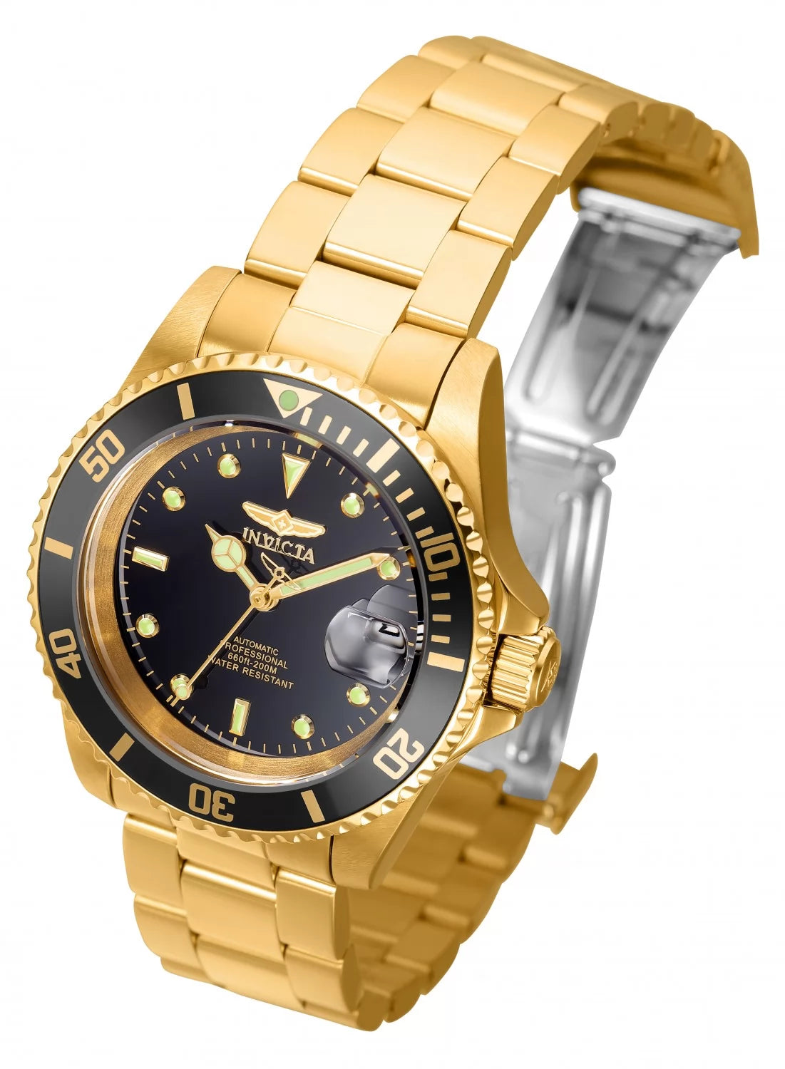 Invicta Men's Pro Diver Automatic 3 Hand Black Dial Watch