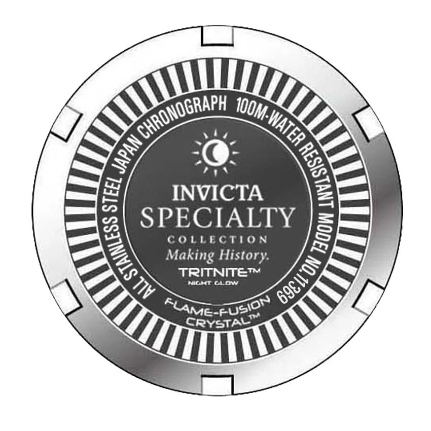 Invicta Men's  Specialty Quartz Chronograph Silver Dial Watch