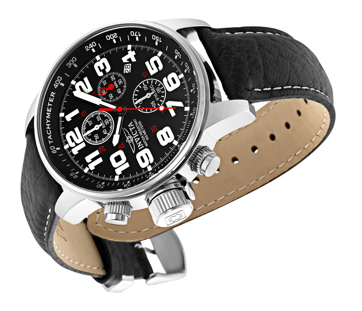 Invicta Men's I-Force Quartz Chronograph Black Dial Watch