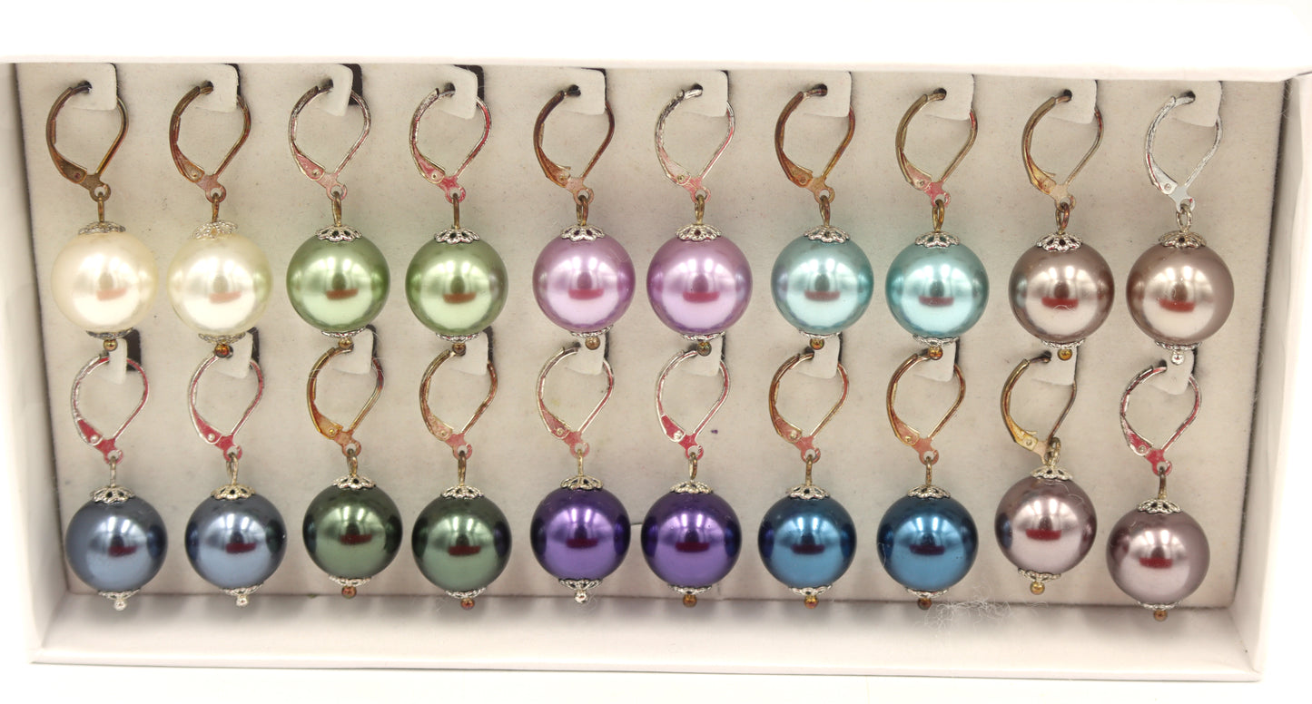 Jade Turtle necklace and multi color pearl earrings