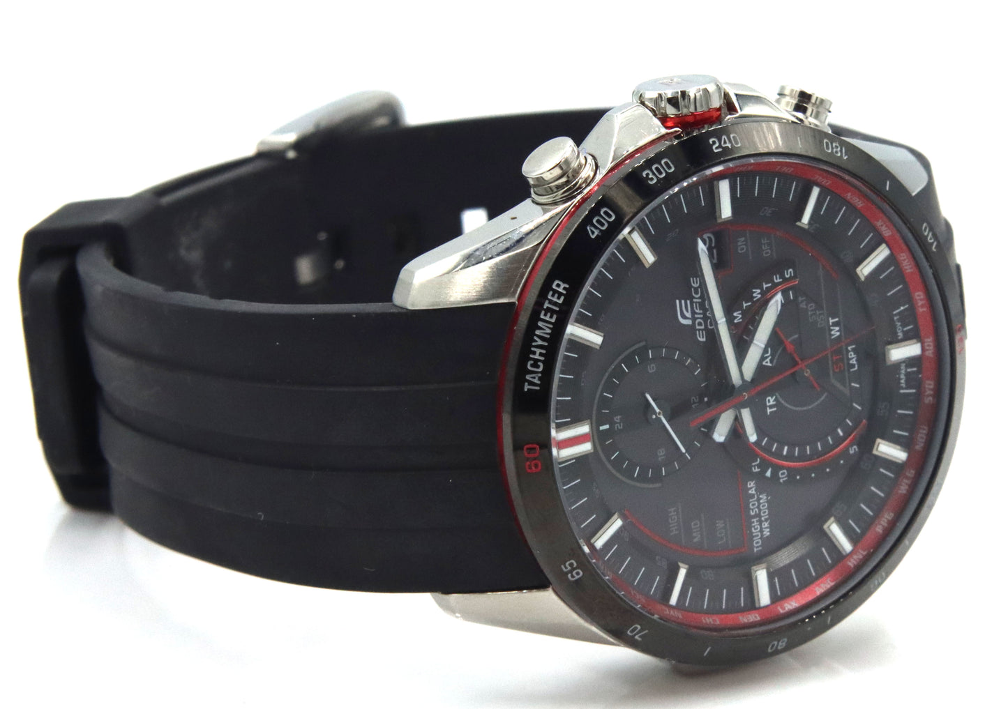 Casio Edifice EQS Solar chronograph watch