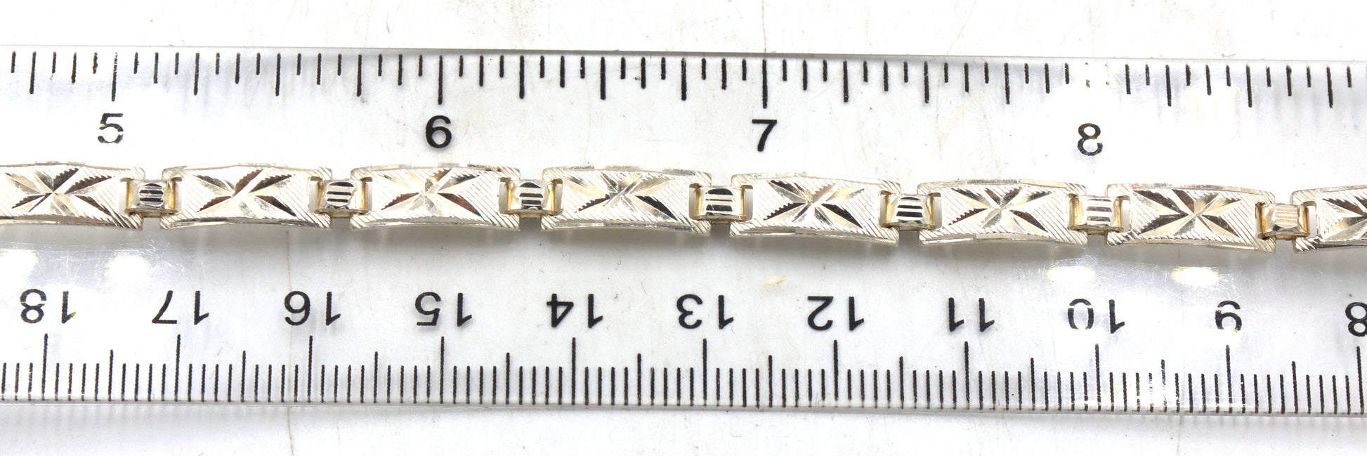 Group of 4 vintage 925 sterling silver bracelets