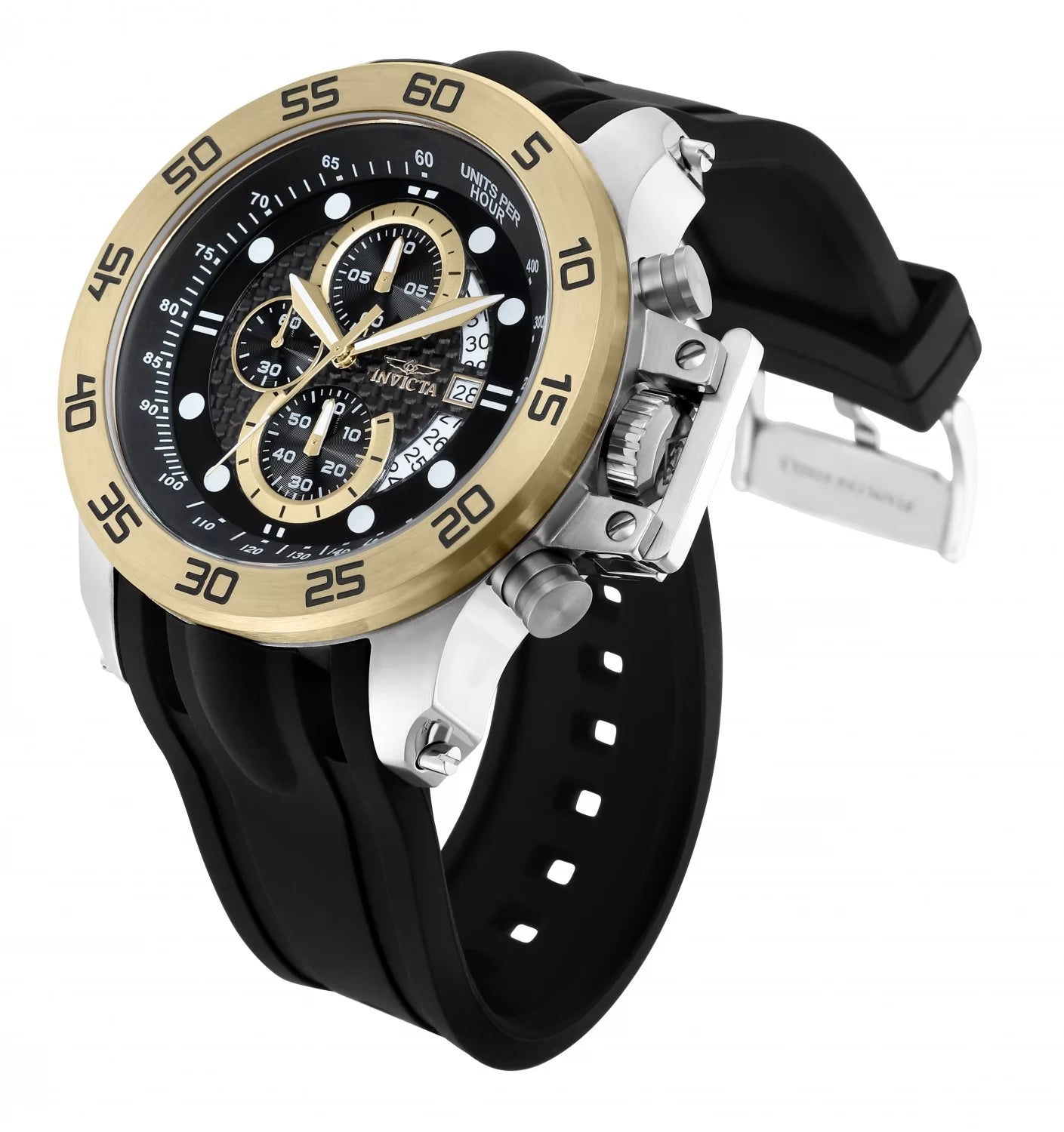 Invicta Men's I-Force Quartz Multifunction Black Dial Watch
