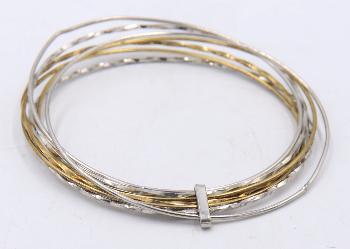 Group Lot of Vintage 925 Sterling Silver Bangles