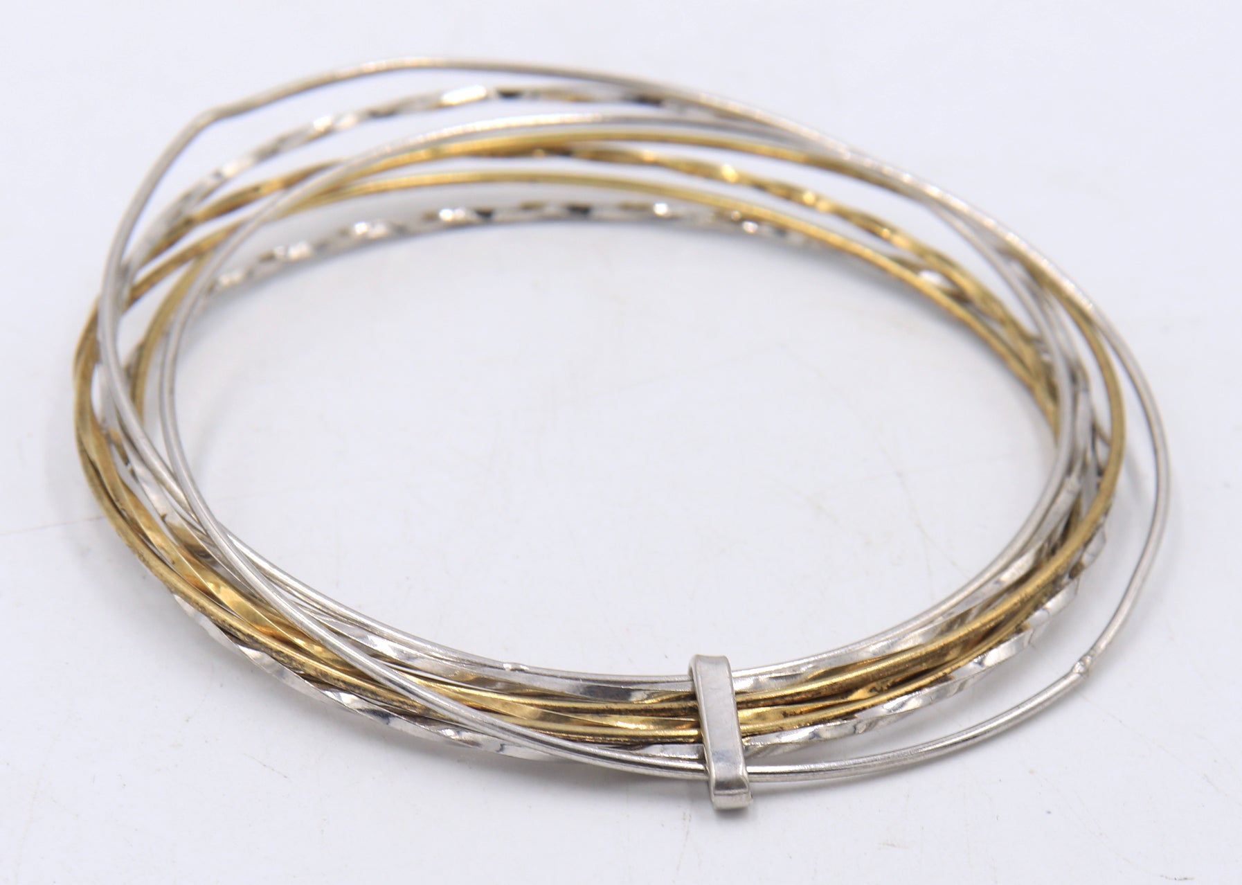 Group Lot of Vintage 925 Sterling Silver Bangles