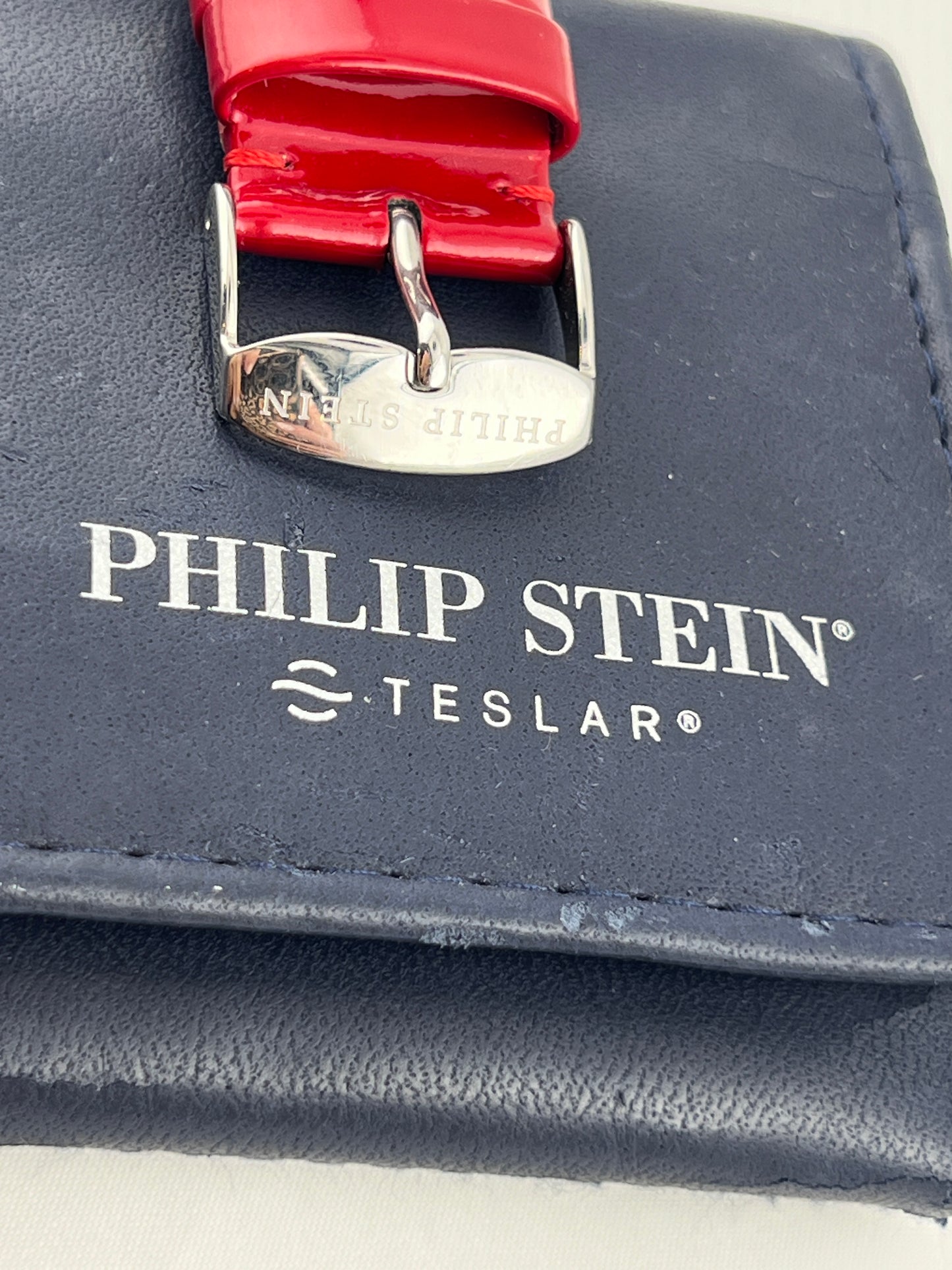 Philip Stein signature large dual time zone watch